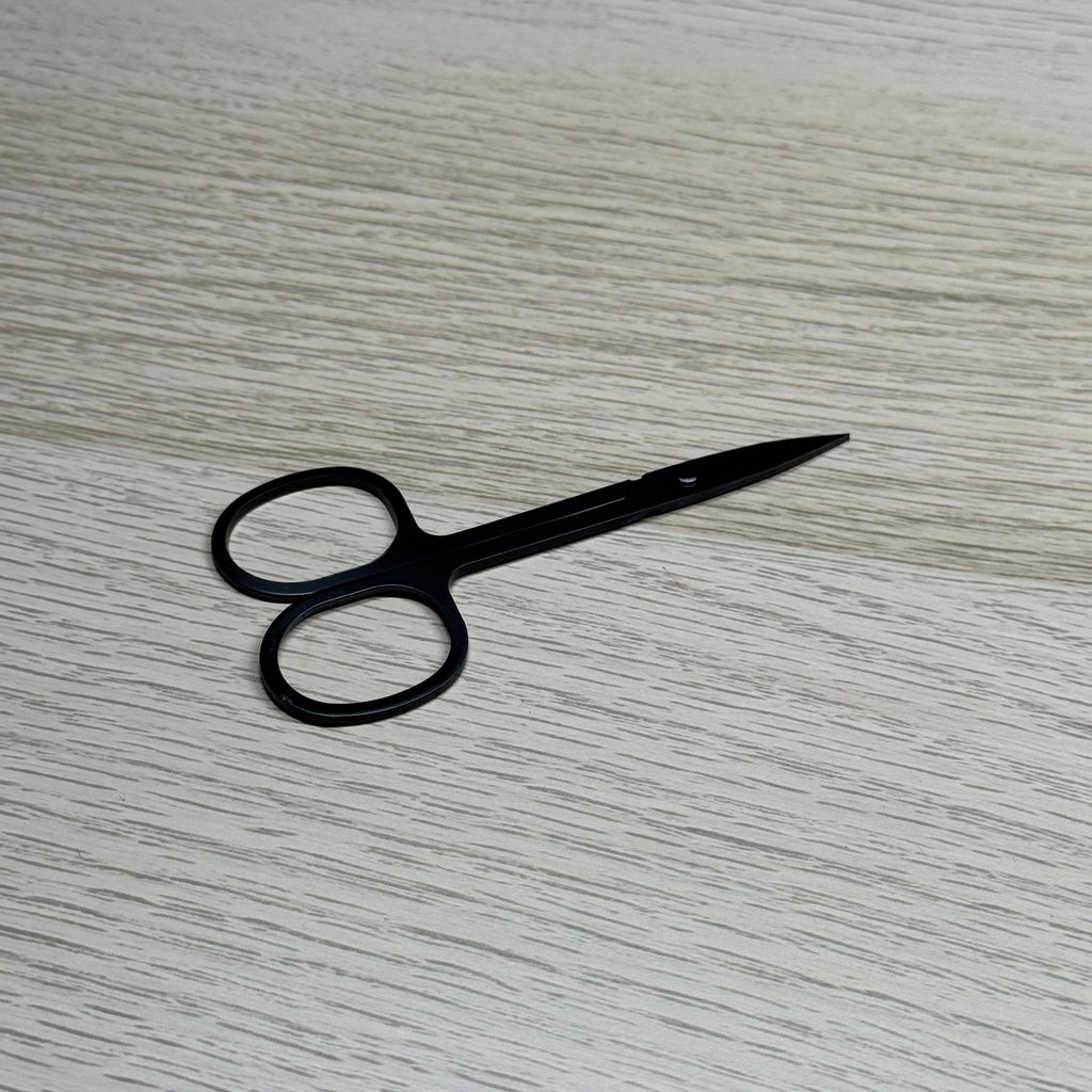 Black nail scissors
