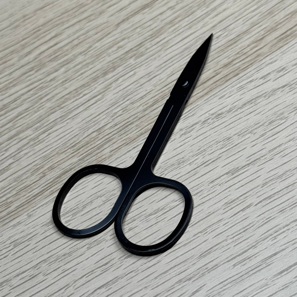 Black nail scissors