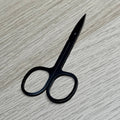 Black nail scissors
