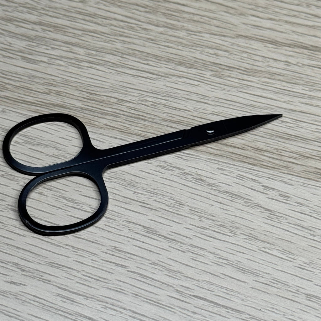 Black nail scissors